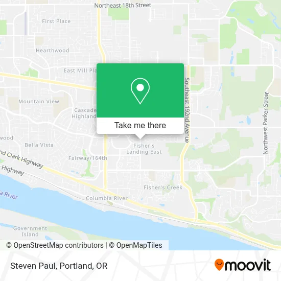Steven Paul map