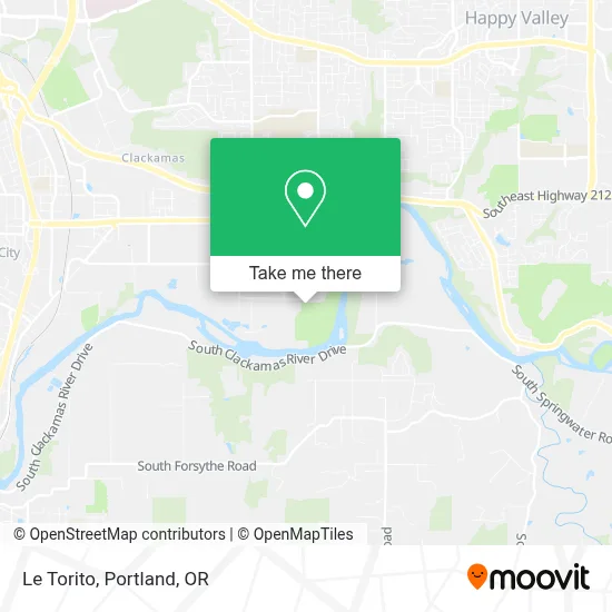Le Torito map