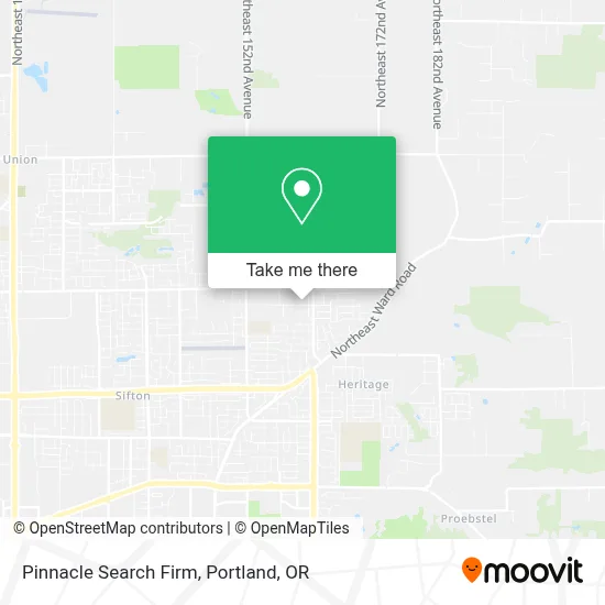 Pinnacle Search Firm map
