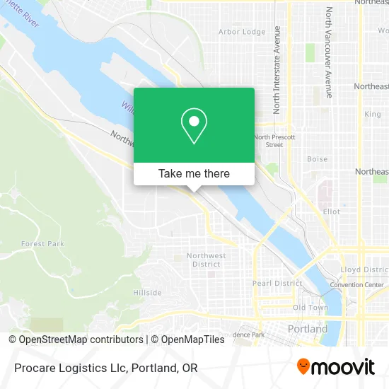 Procare Logistics Llc map
