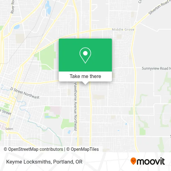 Keyme Locksmiths map