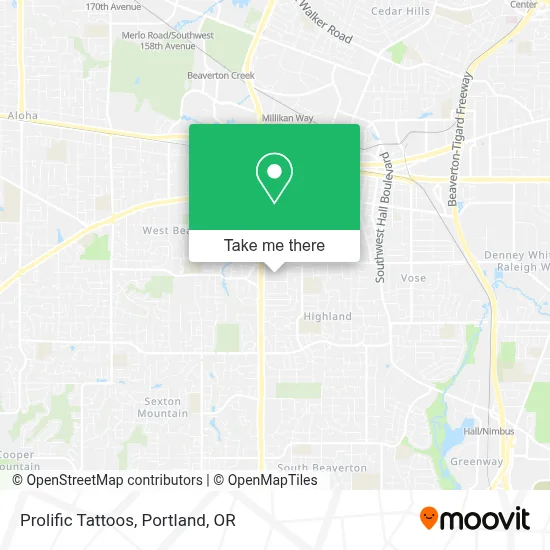 Prolific Tattoos map