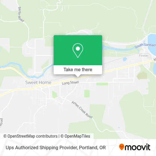 Ups Authorized Shipping Provider map