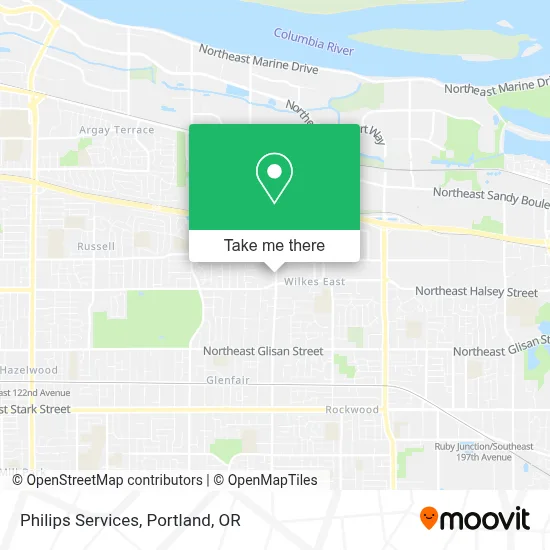Philips Services map