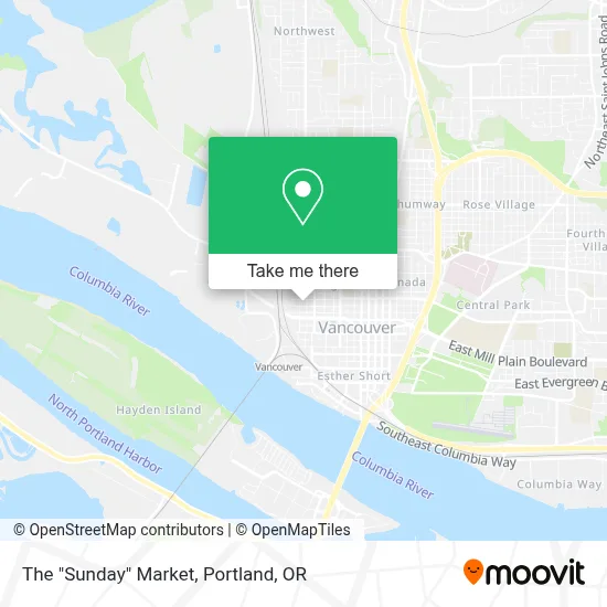 The "Sunday" Market map
