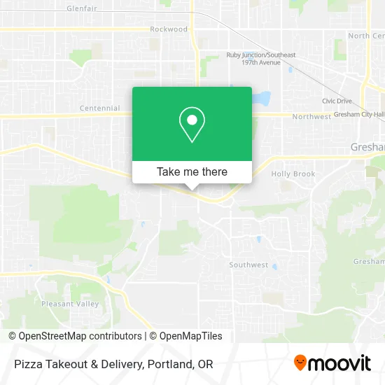 Pizza Takeout & Delivery map