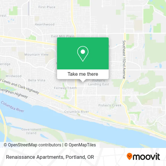 Renaissance Apartments map