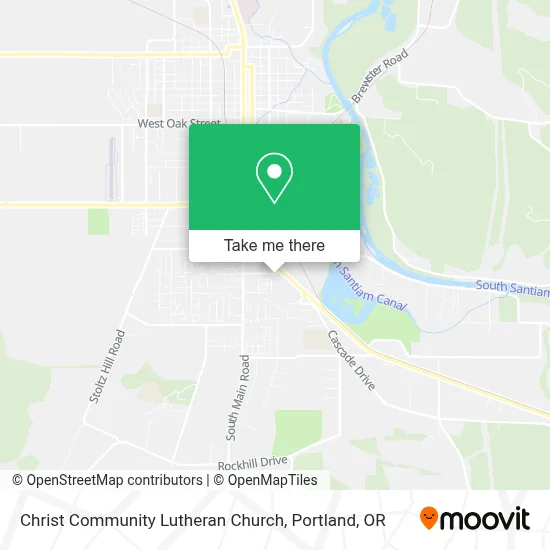 Christ Community Lutheran Church map