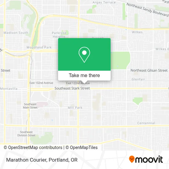 Marathon Courier map