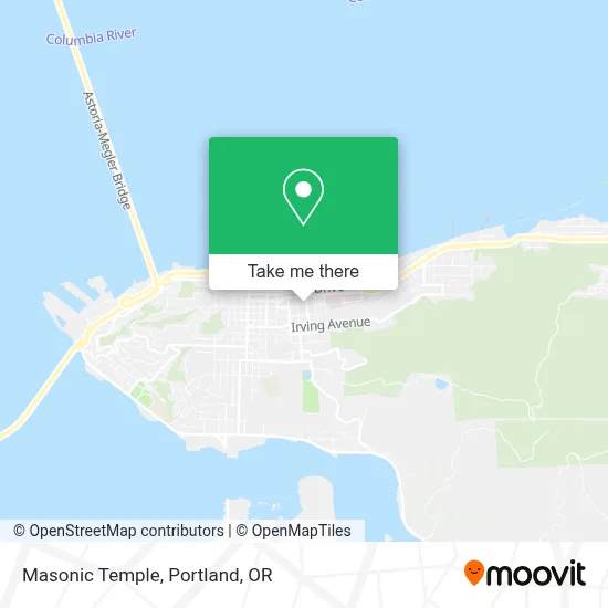Masonic Temple map