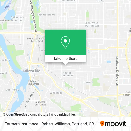 Farmers Insurance - Robert Williams map
