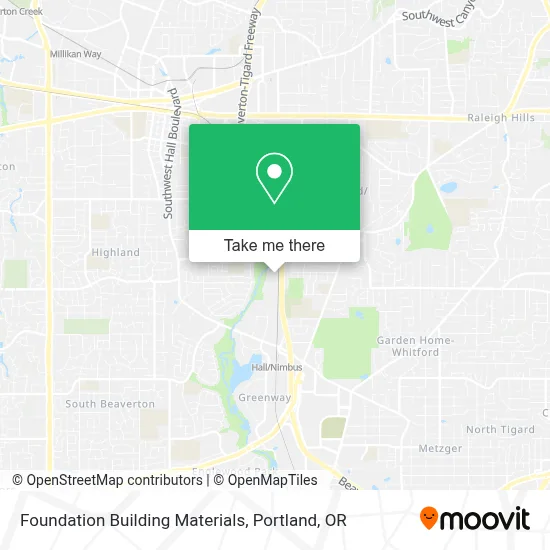 Foundation Building Materials map