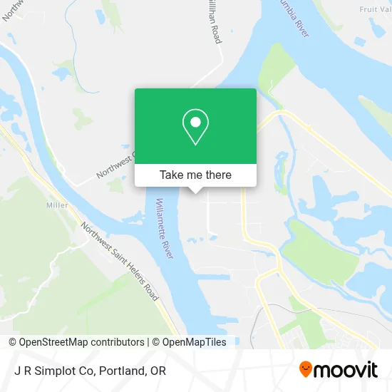 J R Simplot Co map