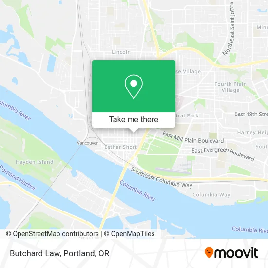 Butchard Law map