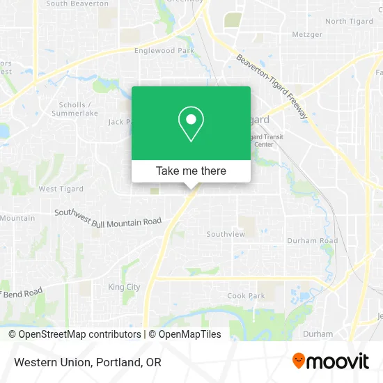 Western Union map