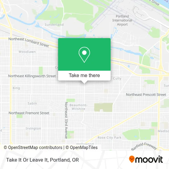 Take It Or Leave It map