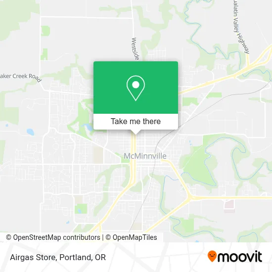 Airgas Store map