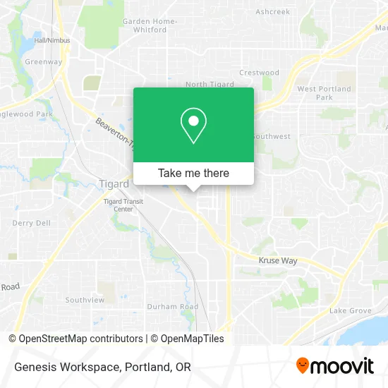 Genesis Workspace map