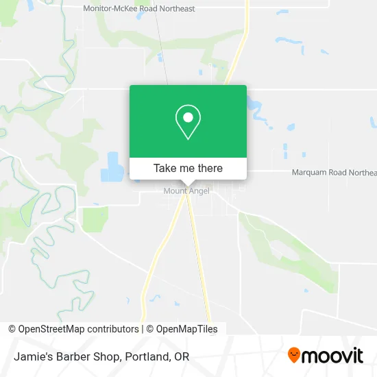 Jamie's Barber Shop map