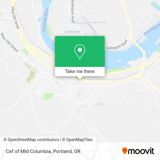 Cef of Mid Columbia map