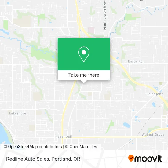 Redline Auto Sales map