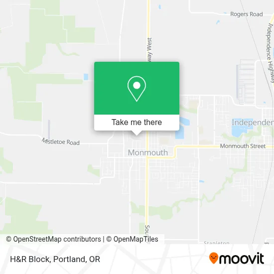 H&R Block map