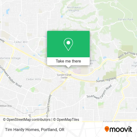 Tim Hardy Homes map