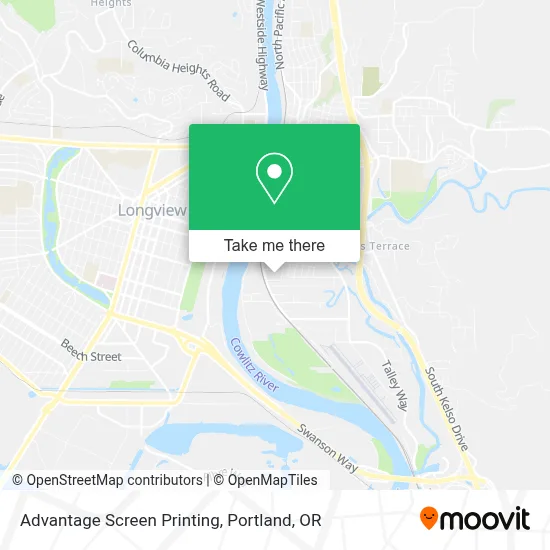 How to Get to Advantage Screen Printing in Portland, OR by Bus or Train?