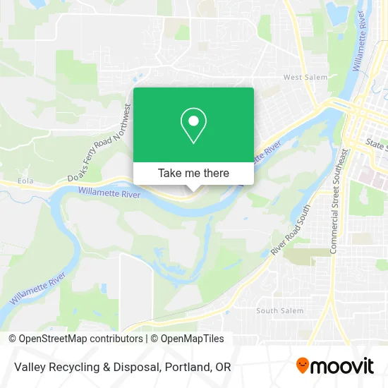Valley Recycling & Disposal map