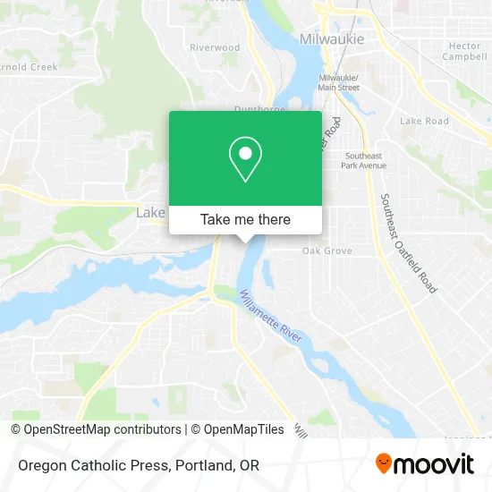 Oregon Catholic Press map