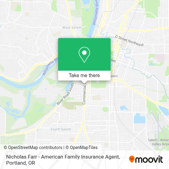 Nicholas Farr - American Family Insurance Agent map