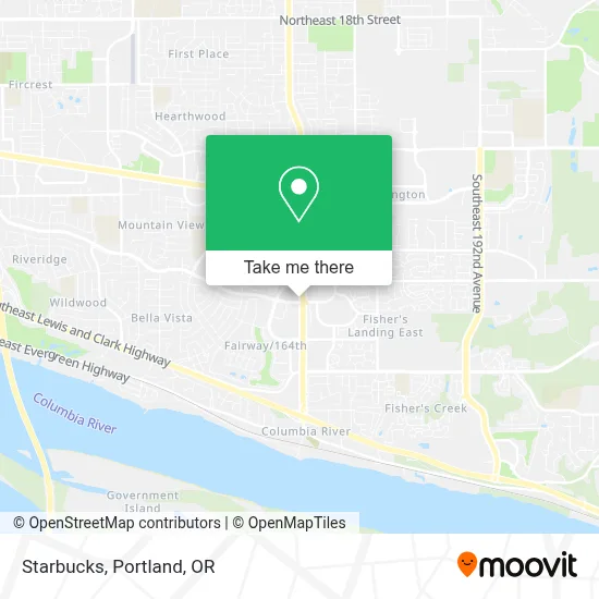 Starbucks map