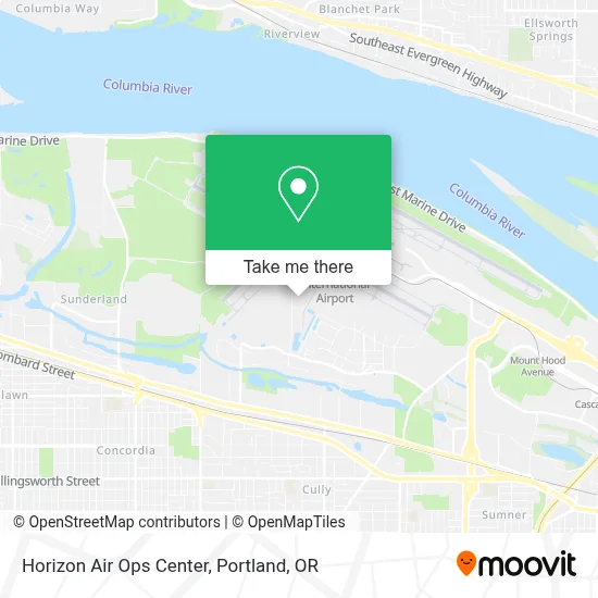 Horizon Air Ops Center map