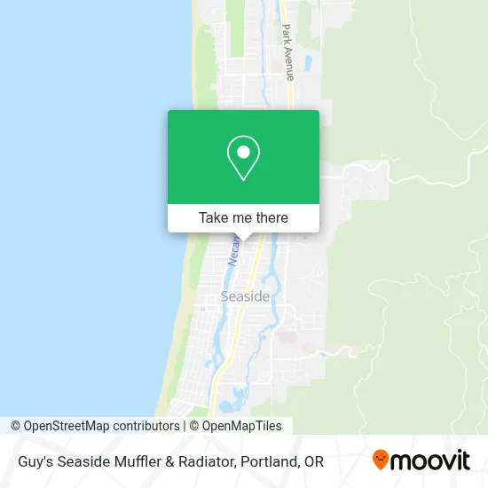 Guy's Seaside Muffler & Radiator map