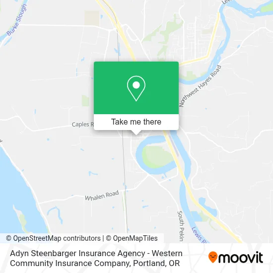 Adyn Steenbarger Insurance Agency - Western Community Insurance Company map
