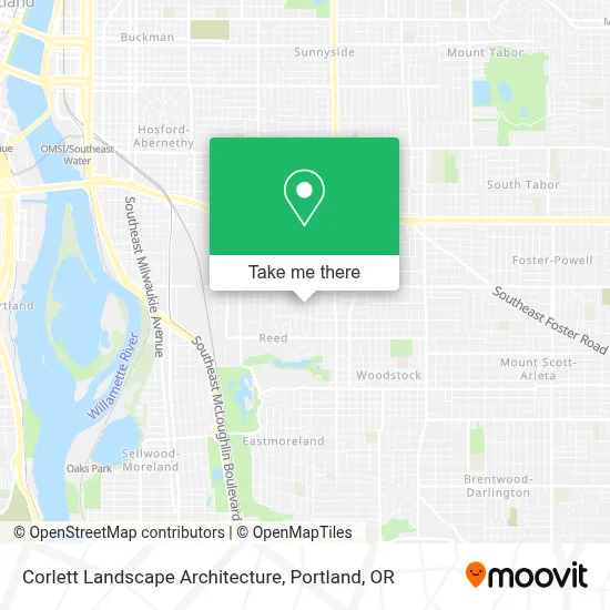 Corlett Landscape Architecture map