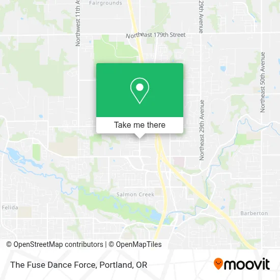 The Fuse Dance Force map