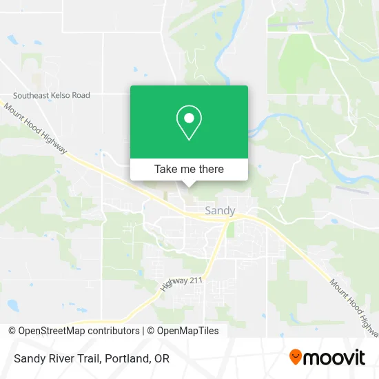 Sandy River Trail map