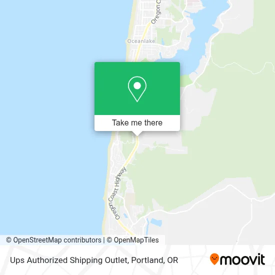 Ups Authorized Shipping Outlet map