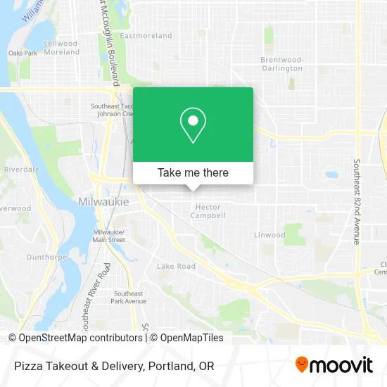 Pizza Takeout & Delivery map