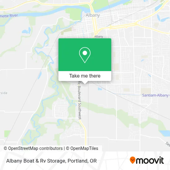 Albany Boat & Rv Storage map