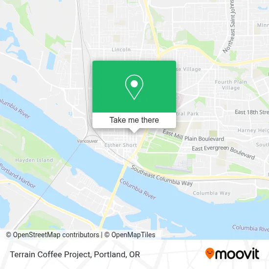 Terrain Coffee Project map