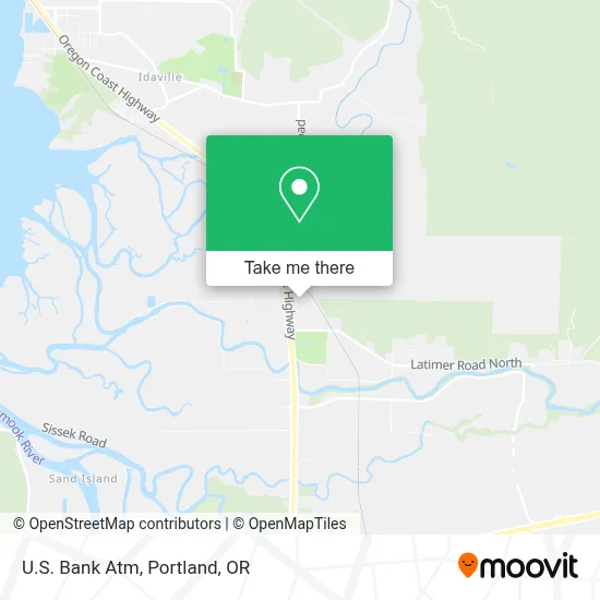 U.S. Bank Atm map
