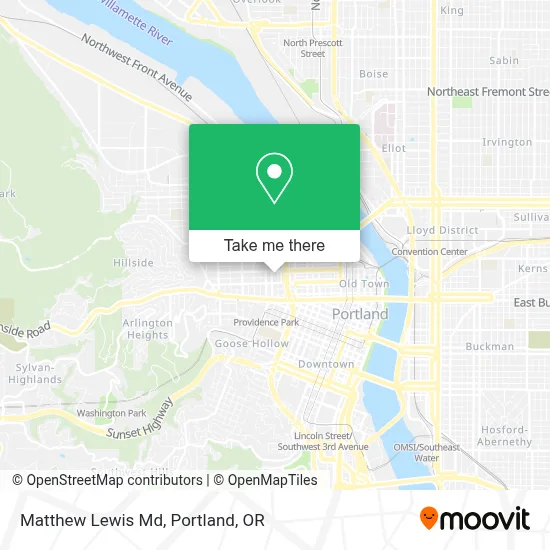 Matthew Lewis Md map