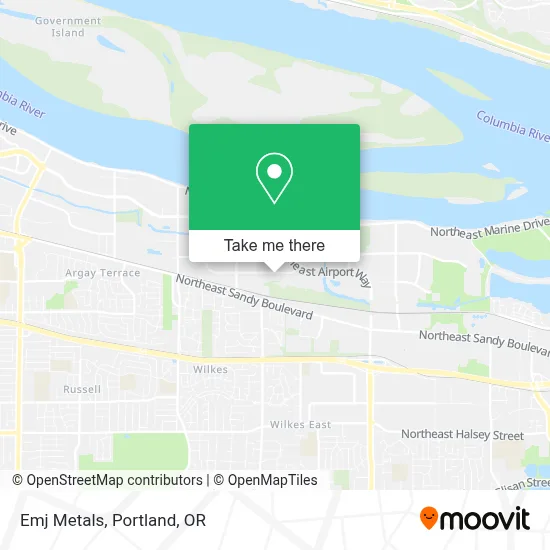 Emj Metals map
