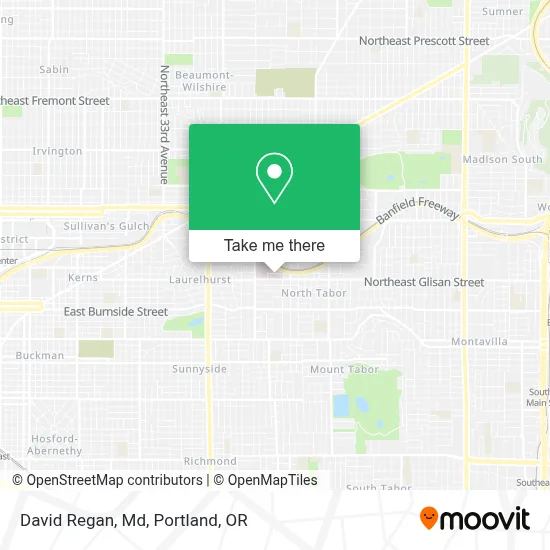 David Regan, Md map
