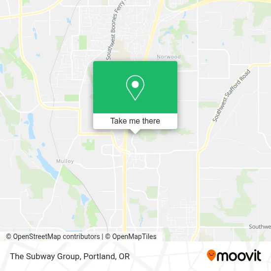The Subway Group map