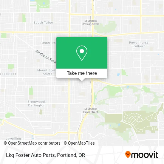 Lkq Foster Auto Parts map
