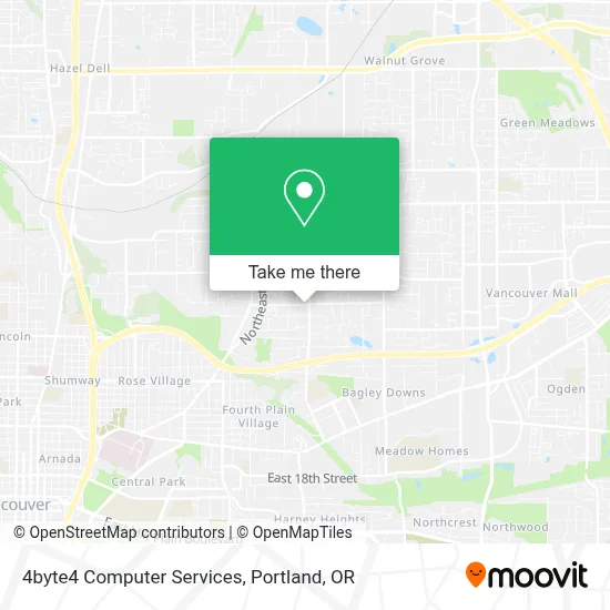 4byte4 Computer Services map