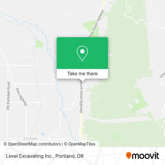 Level Excavating Inc. map
